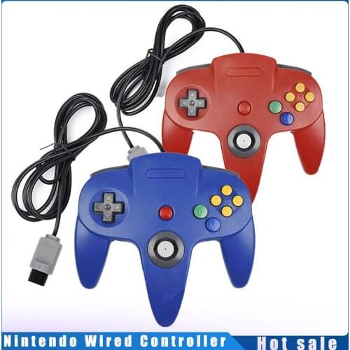 For Nintendo Wired Controller Gamepad 63in Long Wired N64 Game Controller Joypad Joystick For Nintendo 64 Console Accessories