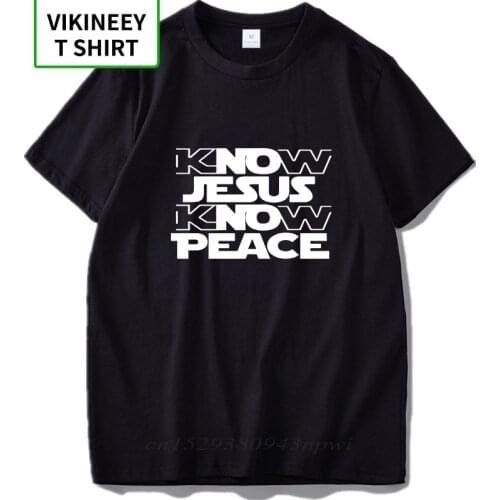 EU Size 100% Cotton No Jesus No Peace Know Artistic Letter Pun Black Summer Crew Neck Comfortable T shirt