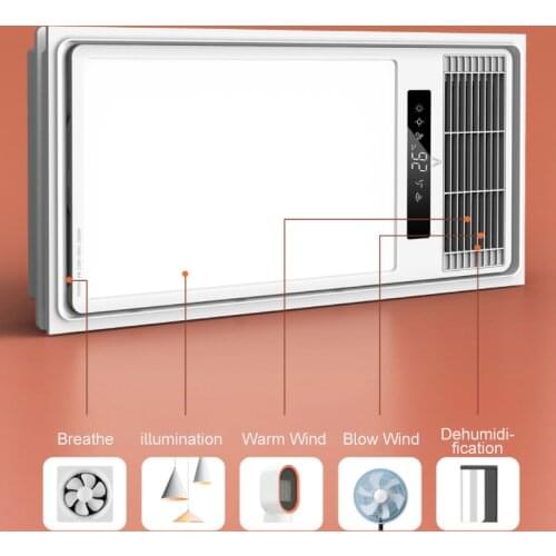 Xiaomi Viomi Multifunctional LED Bath Heater Ceiling Bathroom Light Xiaomi Home APPControl 220V2500W Dual-core Motor Bath Heater