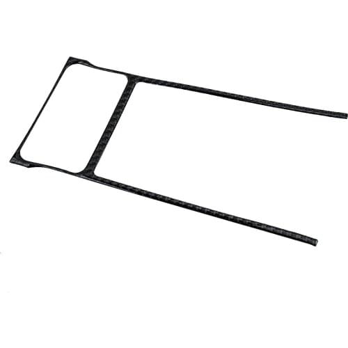 Black Carbon Fiber Car Console Water Cup Holder Panel Trim Cover Sticker Fit For Honda Civic 8th 2006 2007 2008 2009 2010 2011