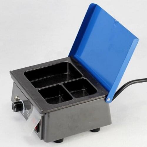 New Dental Lab Equipment Wax Heater 3-well Wax Heating Analog Dipping Pot JT-15