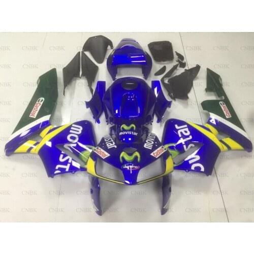 For CBR 600 RR 2005 - 2006 Fairing CBR 600 RR 05 movistar Motorcycle Fairing CBR600 RR 06 Body Kits Unpainted