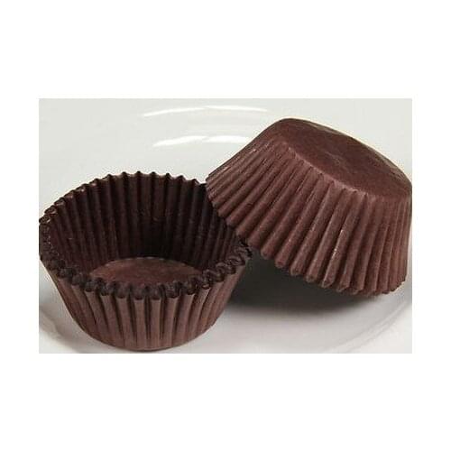 Open size 4cm bread cups Brown Paper Cupcake Muffin Choclate Baking Liners