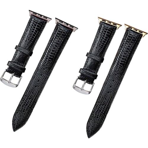 Leather Watch Band for Apple Watch Series 6 5 4 3 2 1 SE Strap for iWatch Classic Watchband 40mm 44mm 42mm 38mm