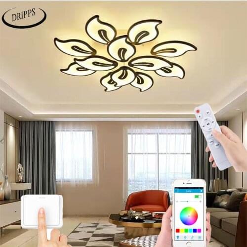 2021 flower-shaped chandelier Nordic modern new style ceiling, convenient and fashionable all-match furniture lighting