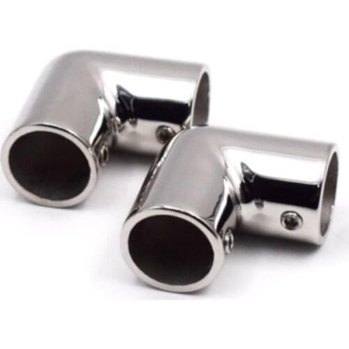 Heavy Duty 316 Stainless Steel Marine Boat Yacht Hand Rail Fitting 90 Degree Elbow Tube Mount Hardware 22/25/30 mm 7/8"/1"/1.2"