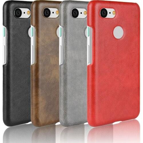 Subin Ultra Slim Cases For Google Pixel 3 Case Litchi Skin Pattern PU Leather and PC Book Cover For Google Pixel 3 Phone Case
