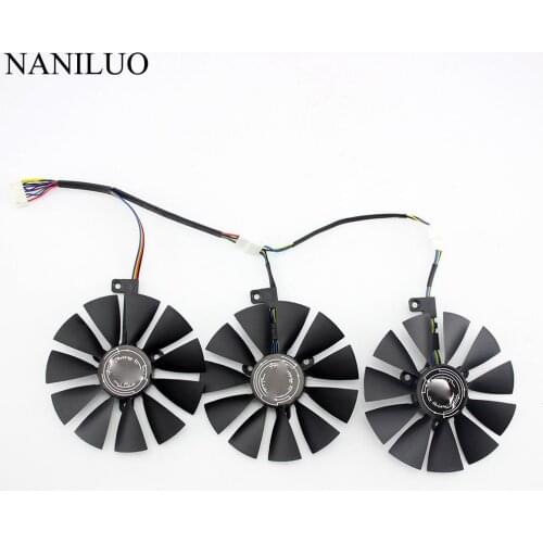Original for ASUS ROG-STRIX-RTX 2060 2070-O8G-GAMING RTX2060 RTX 2070 Graphics Video Card cooling fan T129215SH T129215SL