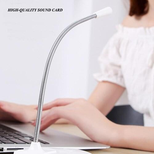 High Quality Brand New Omnidirectional Microphone High Sensitivity USB Mic for Desktop PC/Laptop/Computer/Notebook Accessories