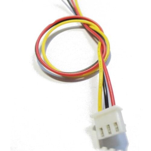 XH electronic wire with a single plastic plug another tin 26 # XH2.54-3P spacing 2.54MM long 30CM cable
