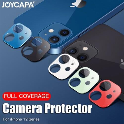 INS Candy Color 9H 3D Camera Protection Glass On The For iPhone 12 Pro Max Mini Lens Protector For iPhone11ProMax Lens Stickers