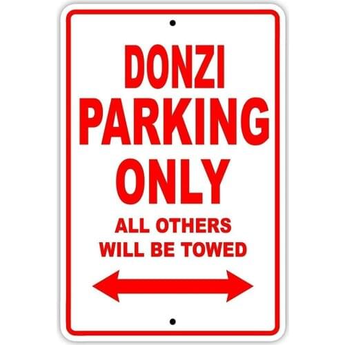 Tin Signs A Homim Donzi Parking OnlyMetal Sign for Bedroom Cafe Home Bar Pub Coffee Beer Kitchen Bathroom Funny Wall Decor