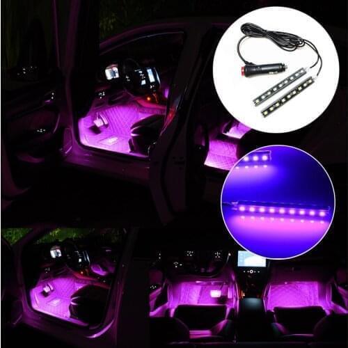 2pcs Car LED Foot Iamp Floor lamp Decorative lamp for Toyota Camry Corolla RAV4 Yaris Highlander/Land Cruiser/PRADO Vios Vitz/Re