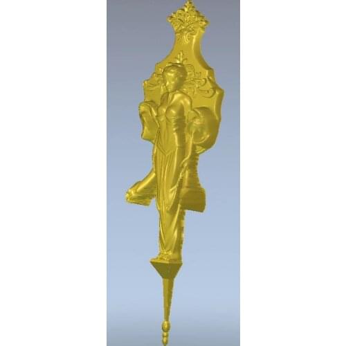 3d model relief for cnc in STL file format Virgo on the steeple