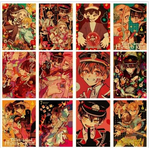 5D Full Drill Diamond Painting Anime Jibaku Shounen Hanako-Kun Diamond Embroidery Cross Stitch Mosaic Set Christmas Decor Gift