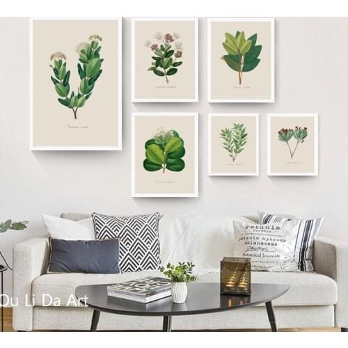 No frame pastoral clear plant leaf flowers scenery canvas printings oil painting printed on canvas wall art decoration picture