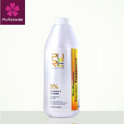 Brazilian Keratin Hair Treatment Formalin 5% 1000ml Hot Sale Hair Straightener Hair Care and Hair Mask Free Shipping PURE