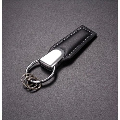 Zinc-Alloy Car Key Chain Detachable Metal Key Rings Fashion PU Leather Keychain Keyring Jewelry For Men Women High Quality Gift