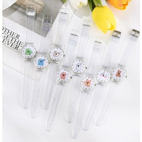 UTHAI BK62 Student Cute Fresh Silicone Watch Ladies Simple Cute Quartz Watch