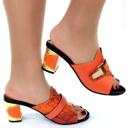 Doershow hot selling Special Design African Sandals Platform Shoes Luxury Diamond Crystal Women Shoes ! SJB1-48