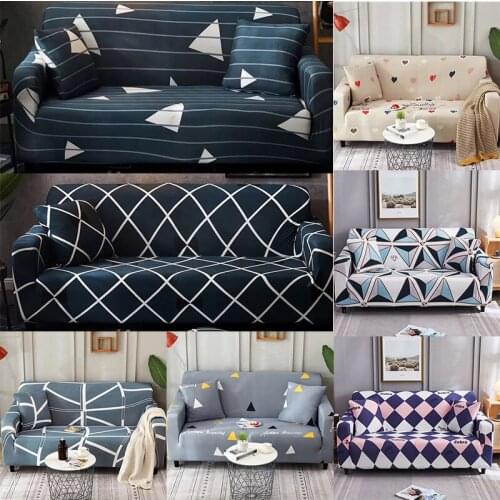 High Quality Stretchable Elastic Sofa Covers for Living Room Elastic Sofa Cushion Covers for Corner Sofa Chaise Cover Lounge