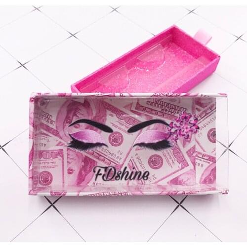 Custom Private Label Slide Lash Box 10pcs/50pcs per lot Butterfly Printing for Eyelashes Packaging