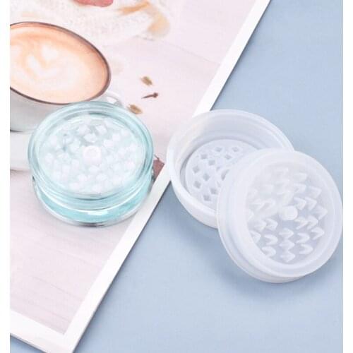 Silica Epoxy Resin Mold Tobacco Grinder Leaf Herbal Herb Smoke Spice Crusher Silicone Mould DIY Crafts Making Tools
