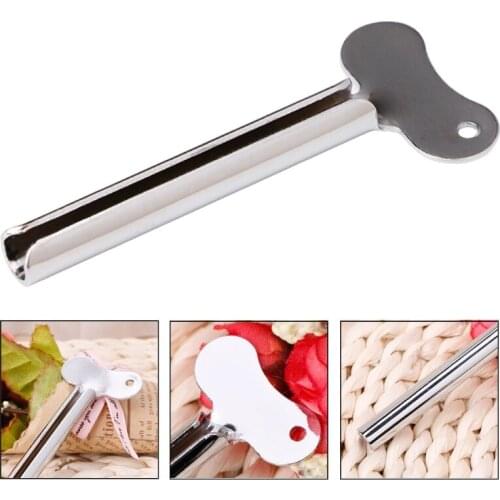 Stainless Iron Metal Tube Toothpaste Hair Color Dye Cosmetic Oil Paint Squeezer