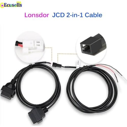 Lonsdor JCD 2-in-1 Multifunctional Programming Cable for Jeep/Chrysler/Dodge/Fiat/Maserati Work with K518S K518ISE