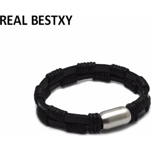 5pcs/lot custom logo jewelery multilayer wrap genuine leather bracelet for men and women bracelets 20.5CM -21CM (Length)