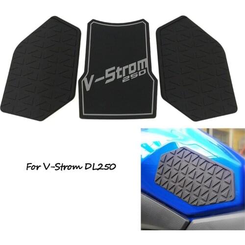 Motorcycle Anti-Heated Gas Tank Side Grip Traction Knee Protector Sticker Anti Slip Pad For Suzuki V-Strom DL250 VStrom DL 250