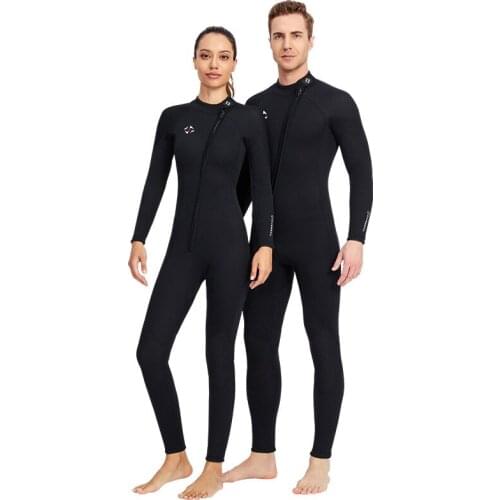 New 3mm diving suit mens surfsuit womens long sleeves swimming suit
