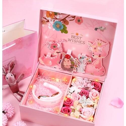 3D Relief Stereo Gift box High Grade big gift boxes birthday Anniversaire day creative surprise packaging gift empty large box