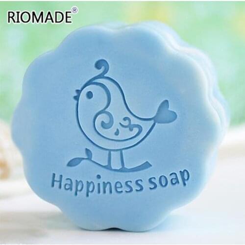 Happiness Bird Stamp For Soap Making Transparent Animal Soap Seal With Handle Clear Acrylic Stamp Customize