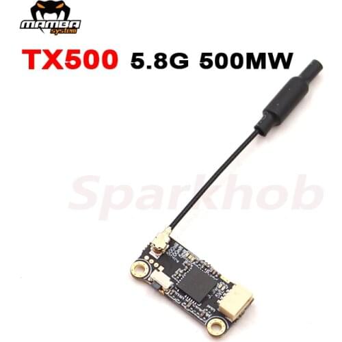 Diatone Mamba TX500 5.8G FPV Video Transmitter VTX IRC Protocol 25mw/200mw/500mw NTSC/PAL IPEX Connector for RC Racing Drone FPV