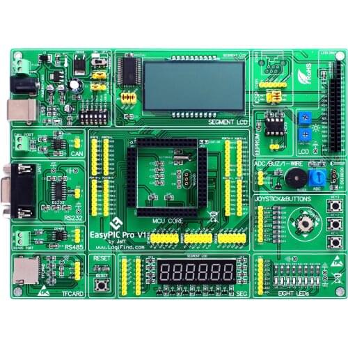 PIC Development Board EasyPIC Pro Mainboard Suitable for PIC100-A PIC80-A PIC64-A Core Board