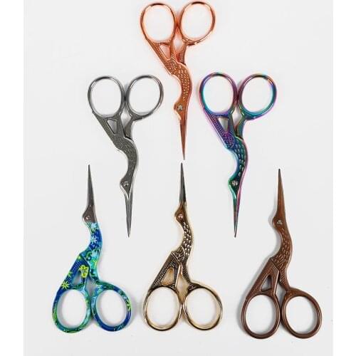 Durable Stainless Steel Sewing Classic Embroidery Scissor Fabric DIY Craft Art Cross Stitch Handicraft Tailor Vintage Cutters