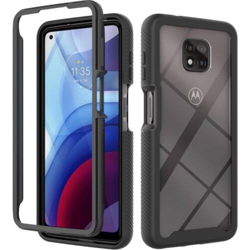 Shockproof Case For Motorola Moto G9 Power G Power 2021 One 5G Ace G Play Cover 3 in 1 Transparent Armor Cases One Fusion