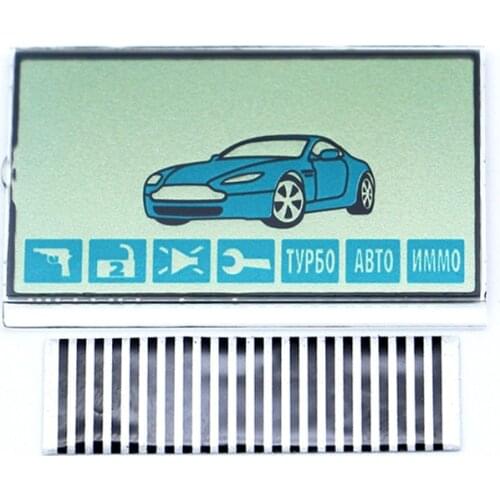 Russia version A61 lcd display for starline A61 lcd remote two way car remote controller