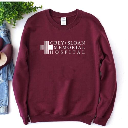 GREYS ANATOMY Sweatshirt Women Sweatshirts Moletom Do Tumblr Pullovers Casual Tops Greys Anatomy Sweatshirt Fashion Jumpers
