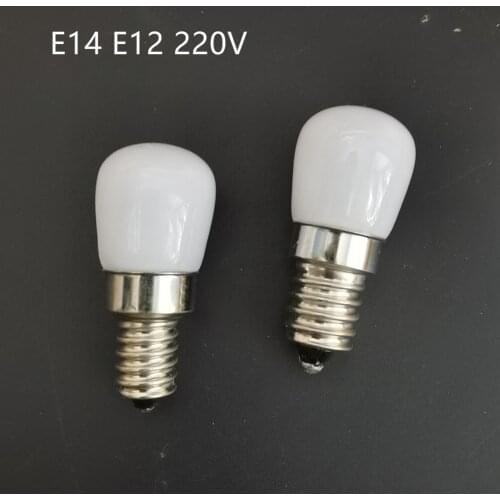 2pcs/lot 3W E14 LED Fridge Light Bulb Refrigerator Corn bulb AC 220V LED Lamp White/Warm white SMD2835 Replace Halogen Light
