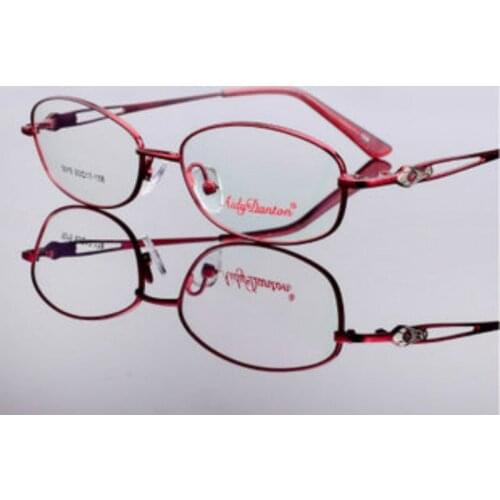 Ultra-light Metal Eyeglass Frame Danyang Short-sighted Eyeglass 541 New Fashion Half-frame Frame Womens Eyeglass Frame