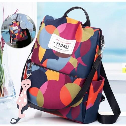Waterproof Backpack Women Oxford Multifuction Bagpack Casual Anti Theft Backpack Teenager Girls Schoolbag 2020 Sac A Dos Mochila