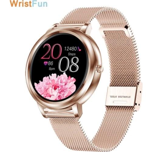 2021 Custom Dial Smart Watch Women 1.09 Inch Full Touch Screen Health Smartwatch MK20 Smartband For Ladys Gift