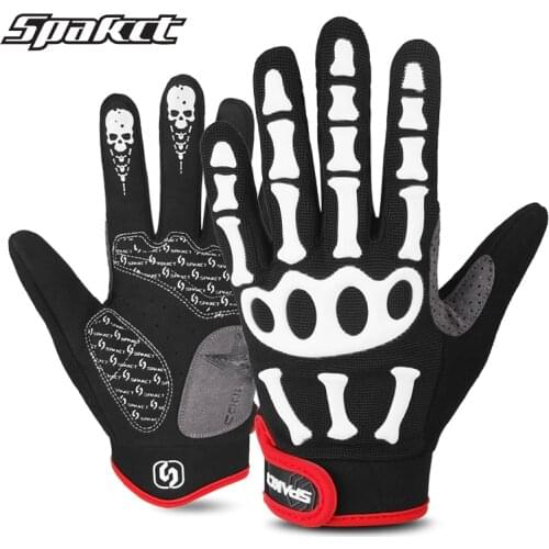 Spakct Winter Sports Long Finger Cycling Gloves For Men Women Guantes Ciclismo Gel Riding Gloves Guantes MTB Bicycle Bike Gloves