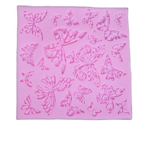 1pc Butterfly Shape Silicone Cake Mold 3D Fondant Chocolate Mold Cake Decorating Tools DIY Wedding Baking Pastry Tool H375