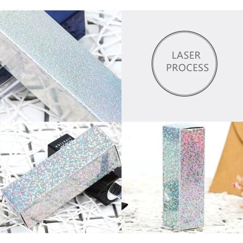 1 Pcs Laser Paper Small Gift Packaging Box Star Craft Paper Lipstick Cosmetic Packing Boxes Small Perfume Bottle Package Boxes