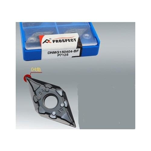 10pcs DNMG150404-BF P7125/DNMG150408-BF P7125 carbide inserts, to cut cast stainless steel, PROSPECT brand
