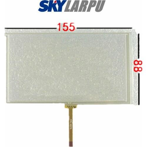 2 Pcs New 6.5''Inch 155*88mm Touchpanel Glass for GPS Navigation Touchscreen Digitizer Panel Free Shipping