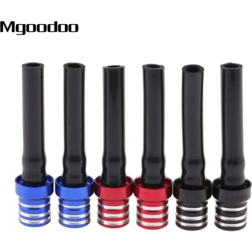 2Pcs CNC Machined Aluminum Gas Fuel Tank Cap Valve Vent Breather Hose Tube Breather Pipe Motorcycle Fuel Petrol Tank Cap